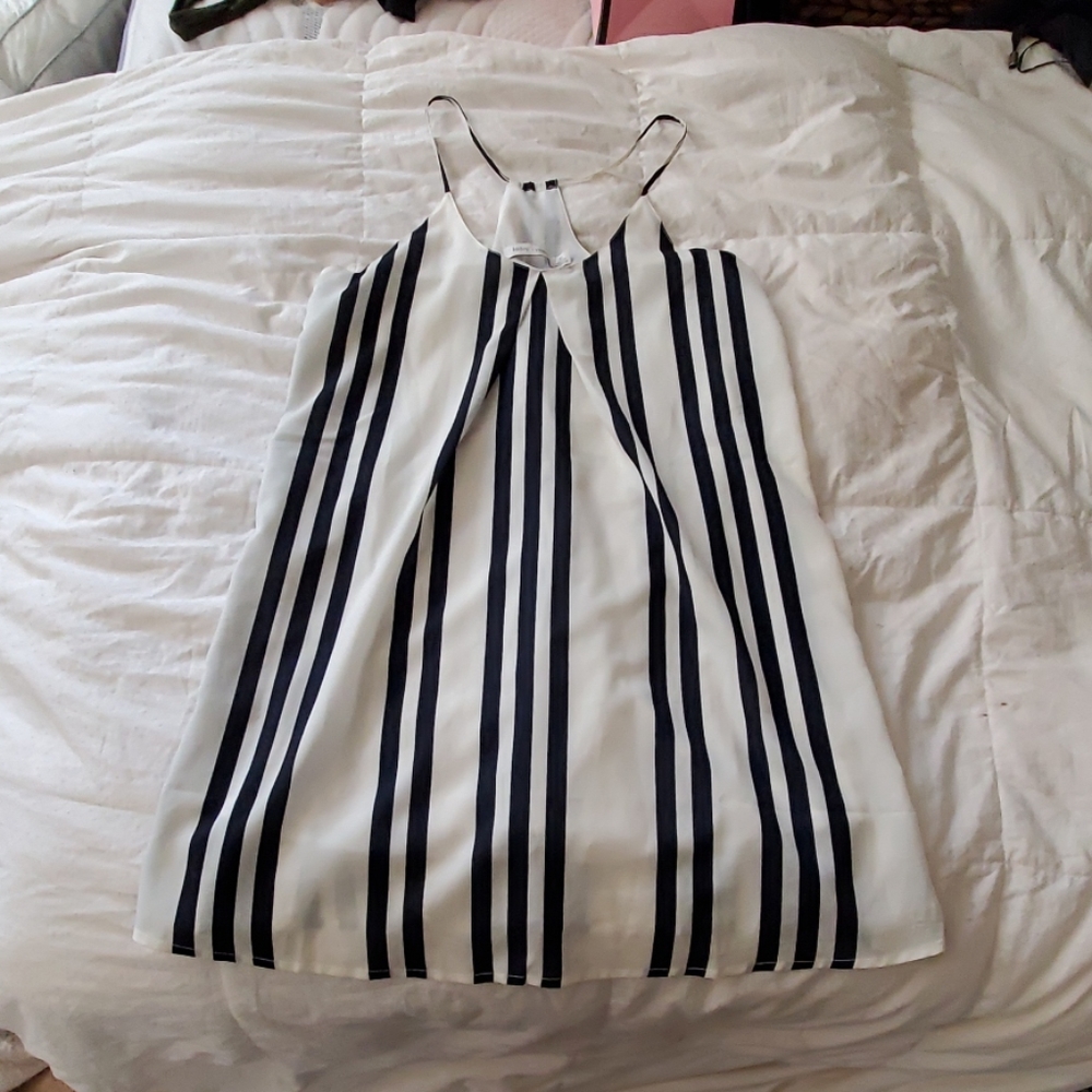 Navy blue & Cream dress